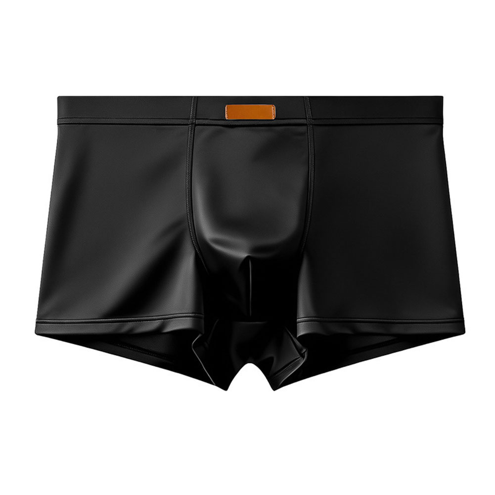 Pouch Boxer Pouch - Herren Eisseide Satin-ähnliche Boxershorts mit Vordertasche