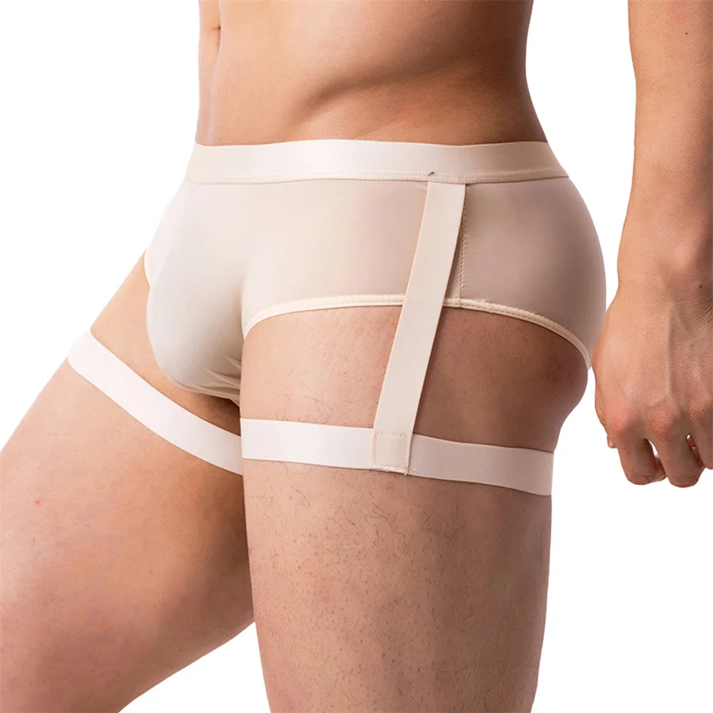 Bamboo Fiber Trunk - Einfarbige Herren-Boxershorts, Unterwäsche, Eisseide, Unterhose, weiche,