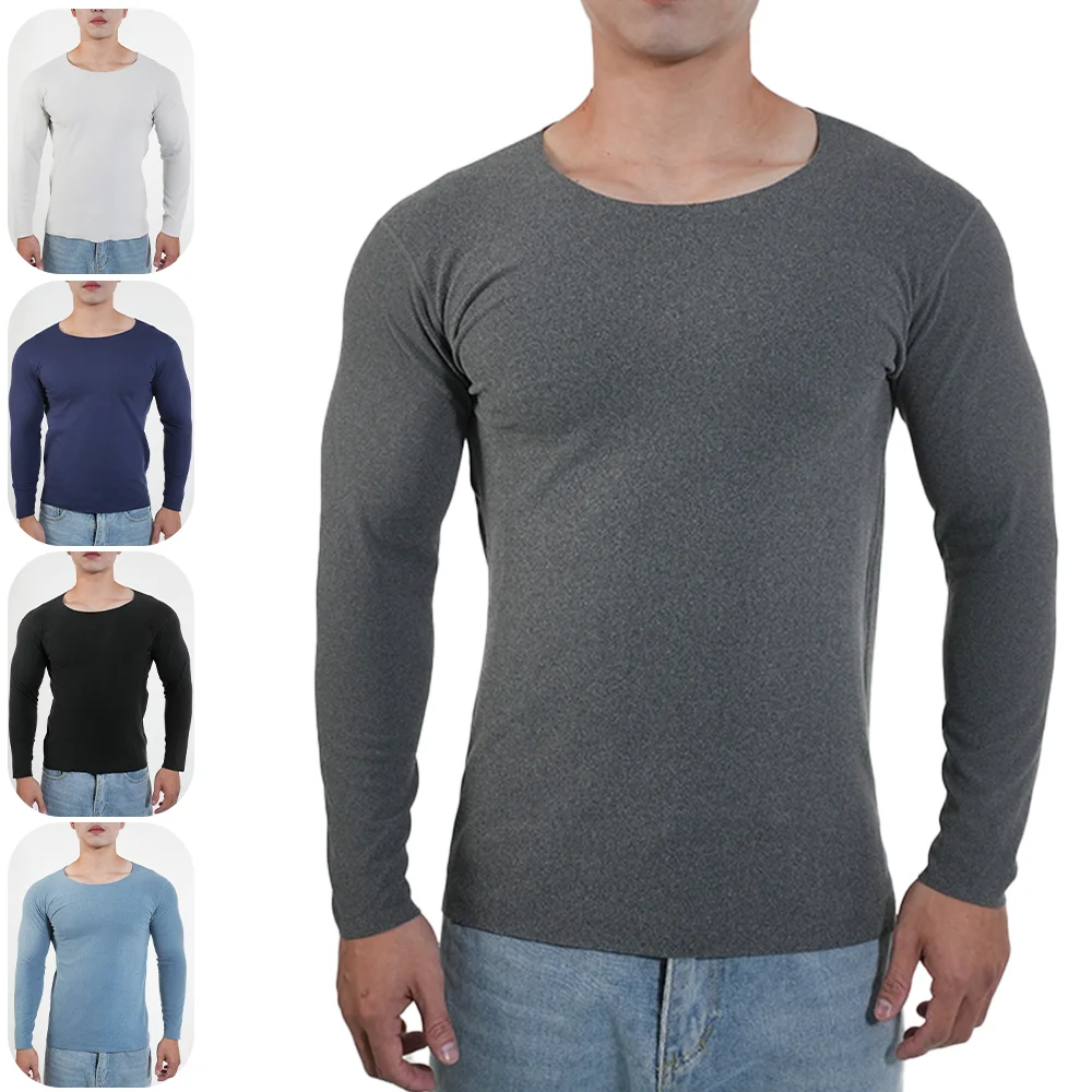 Undershirt Crew Neck - Thermo-Unterwäsche für Herren, langärmelig, Rundhalsausschnitt, mit