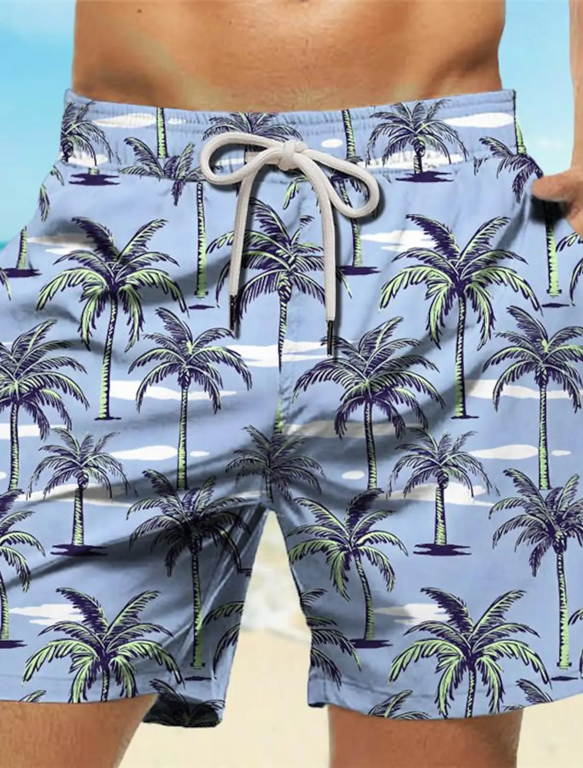 Tropical Palm Tree 3D-gedruckt – Trunk Breathable Men Bewertung und Preis
