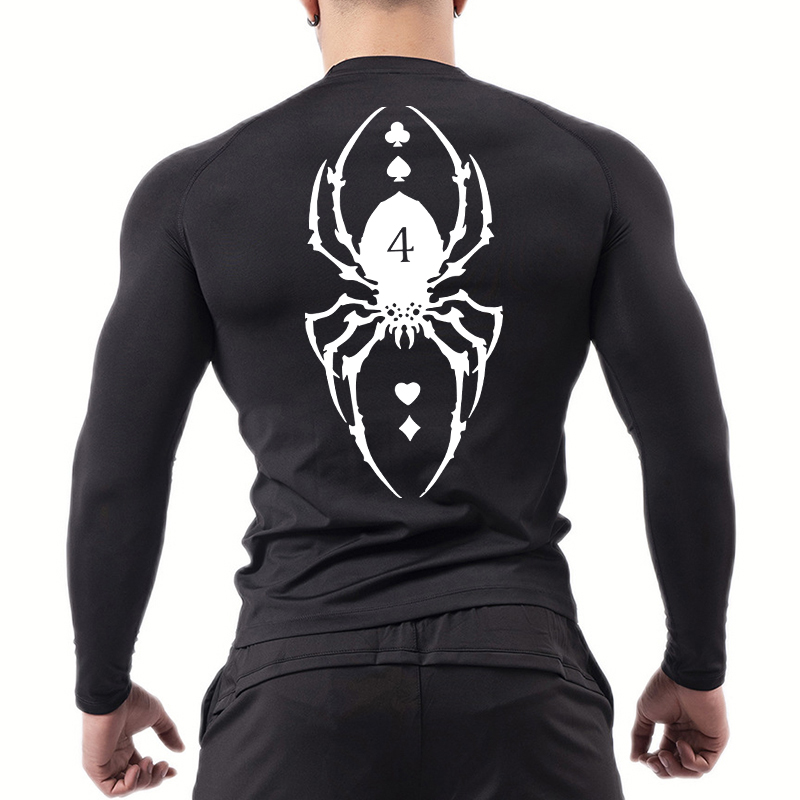 Spinnen druck Kompression shem – Base Layer Top Bewertung und Preis