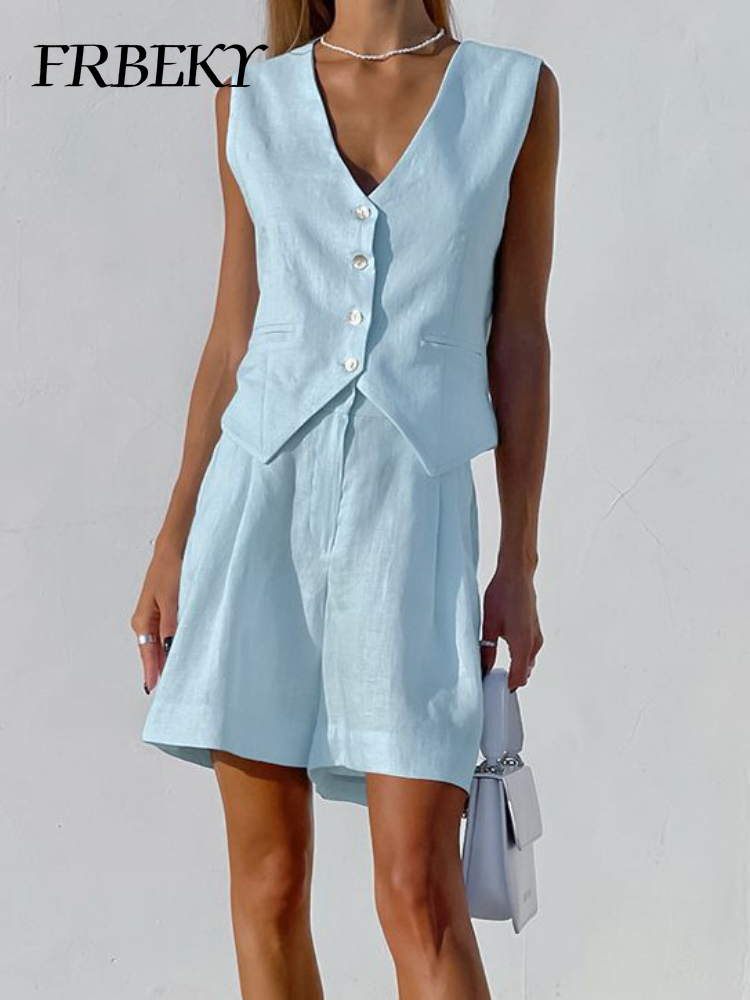 Neue Baumwolle Leinen Weste ku – Sleeveless Undershirt Bewertung und Preis
