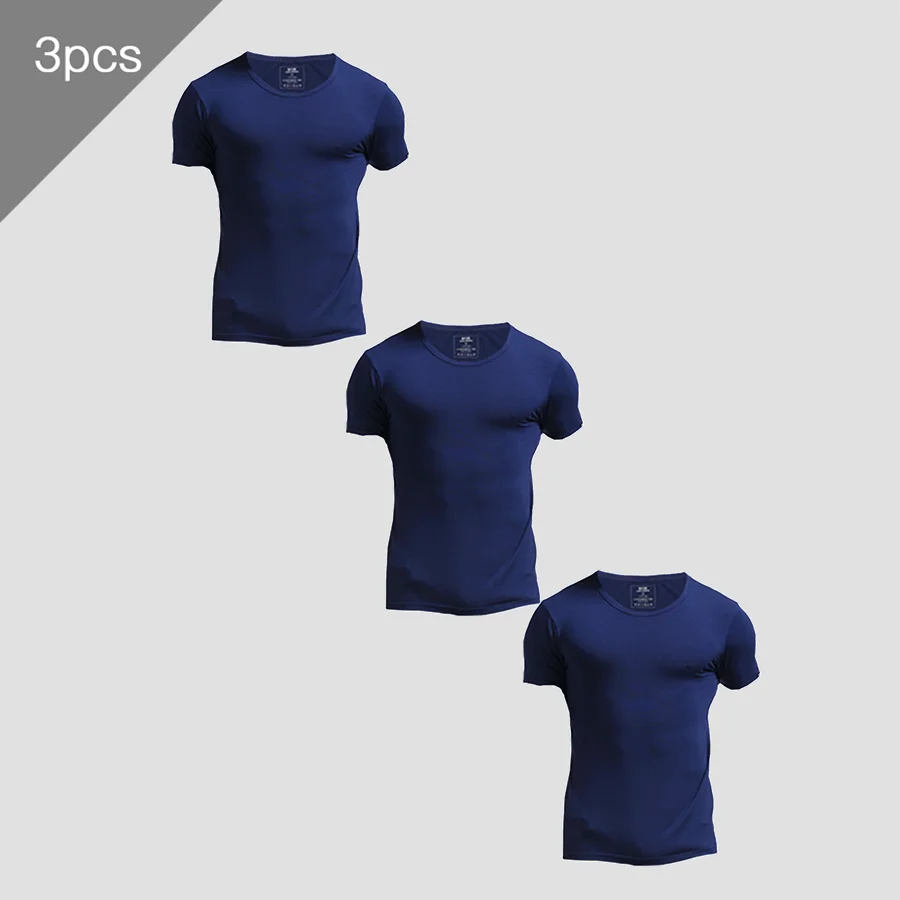 3-teiliges Herren-Sommer-T-Shi – Undershirt Crew Neck Bewertung und Preis