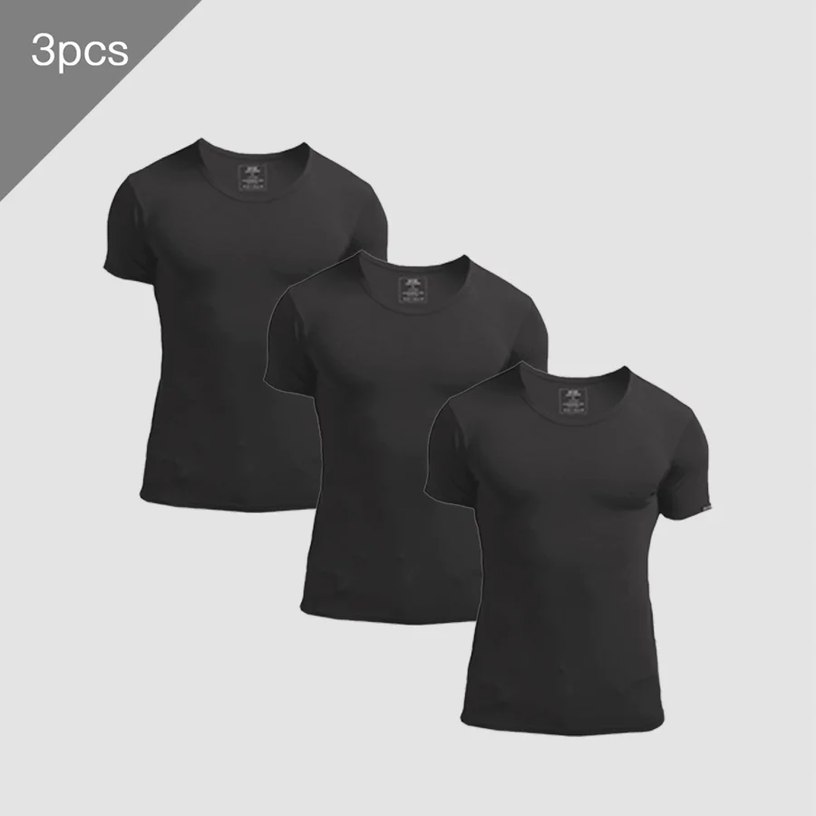 3-teiliges Herren-Sommer-T-Shi – Undershirt Crew Neck Bewertung und Preis