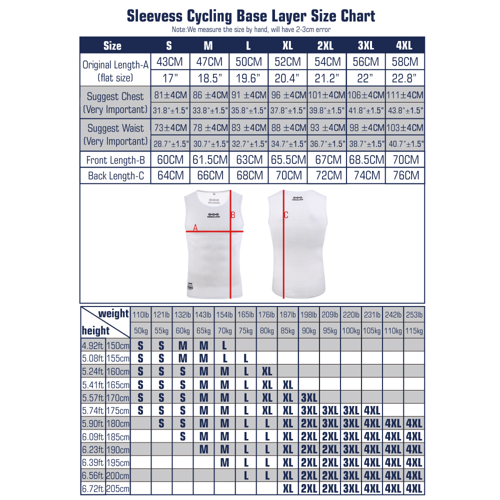 KEMALOCE Fahrrad-Basisschicht, – Sleeveless Undershirt Bewertung und Preis