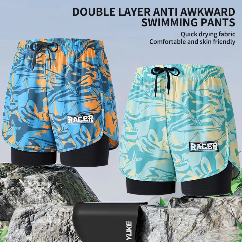 Badehose für Erwachsene, doppe – Trunk Breathable Men Bewertung und Preis