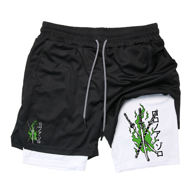 Bedruckte 2-in-1-Laufshorts fü – Compression Shorts Athletes Bewertung und Preis